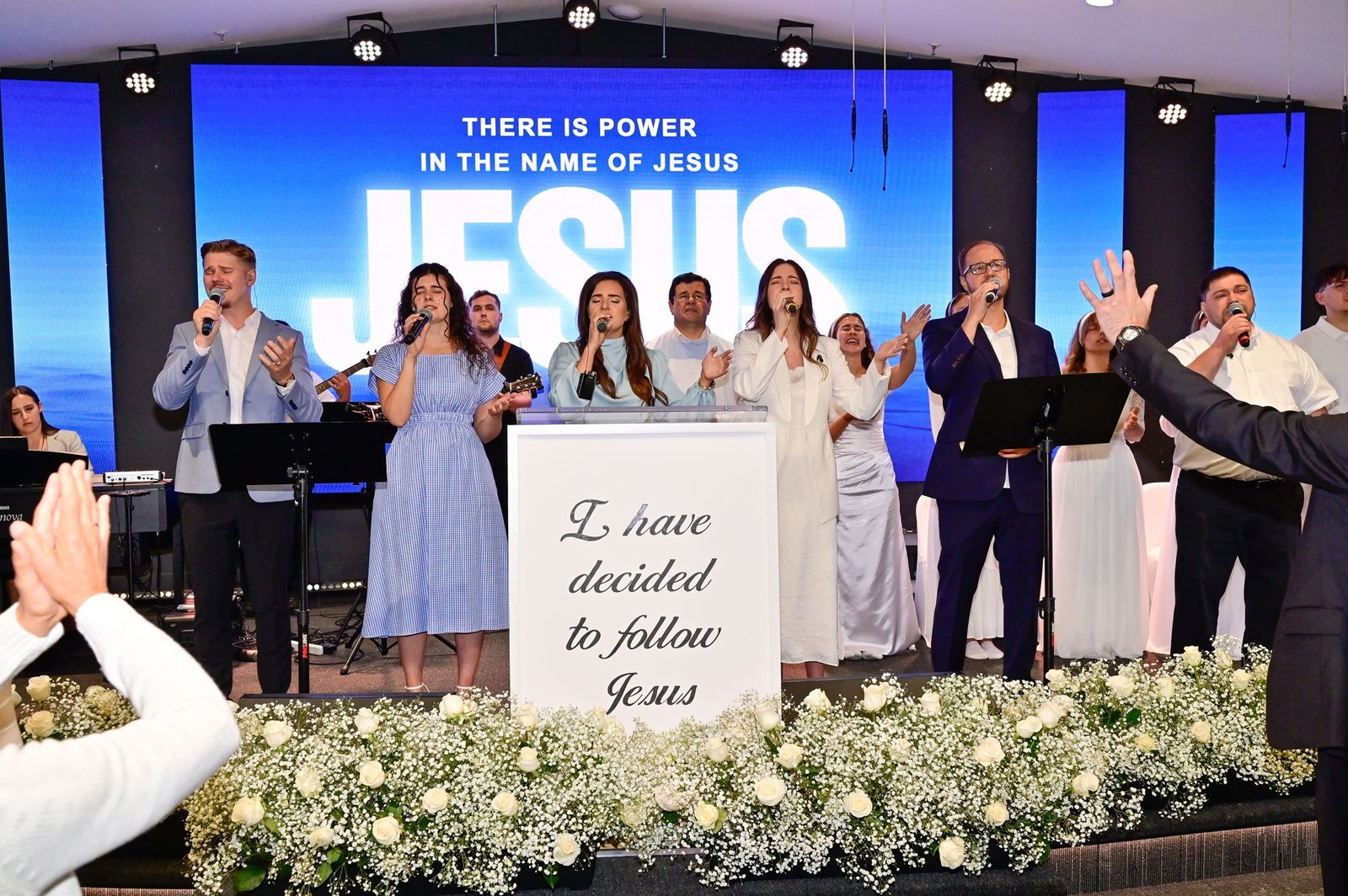 Sunday morning worship at Light to the World Church